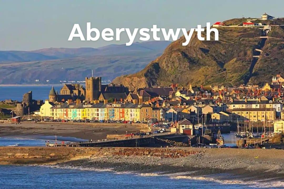 Bridge View Victorian Townhouse Central Aberystwyth Sleeps 6 Exterior photo